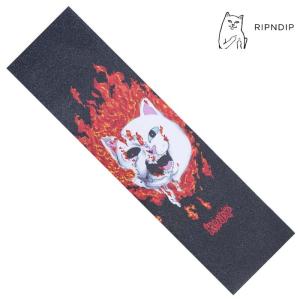 RIPNDIP Nerm In Heck Grip Tape BLACK リップンディップ グリップテープ デッキテープ スケートボード スケボー ねこ SK8 パーツ｜crass