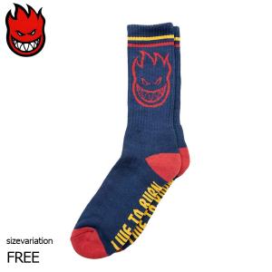 SPITFIRE BIGHEAD SOCKS スピットファイア ビッグヘッド ソックス スケートボード スケボー 靴下 メンズ｜crass