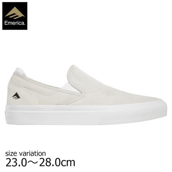Emerica. WINO G6 SLIP ON WHITE エメリカ スリッポン スケートボード ...