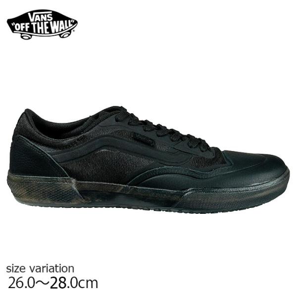 VANS ヴァンズ スニーカー 靴 スケボー AVE LEATHER BLACK バンズ メンズ ス...