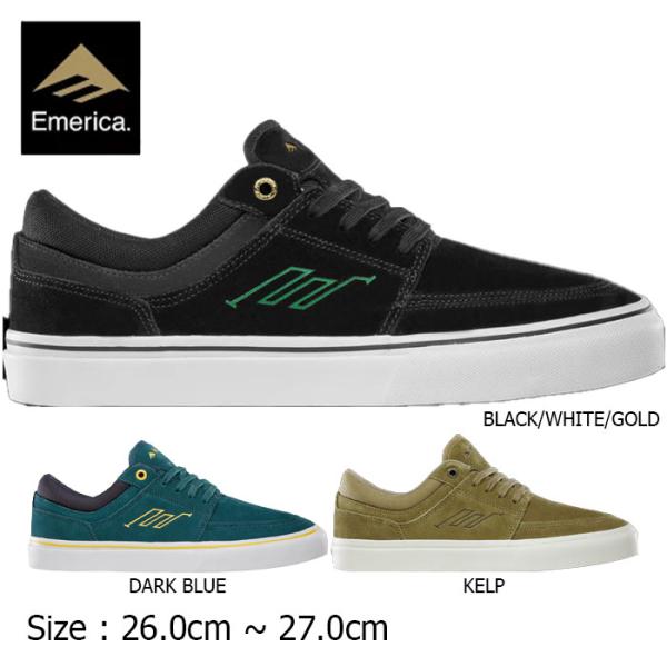emerica HOBAN BLACK/WHITE/GOLD DARKBLUE KELP エメリカ ...
