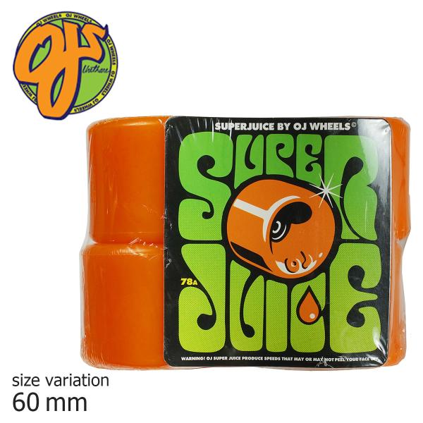 OJ SUPER JUICE 78A 60mm CITRUS ウィール スーパージュース ソフトウィ...
