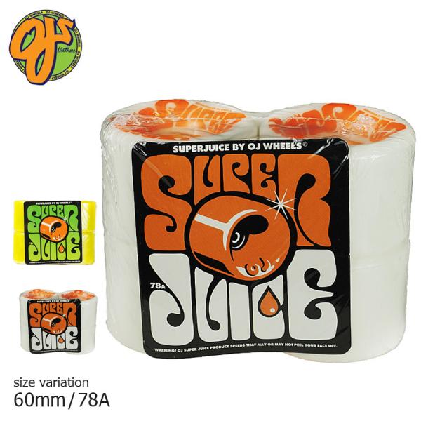 OJ SUPER JUICE 78A 60mm YELLOW WHT/CITRUS ウィール スーパ...