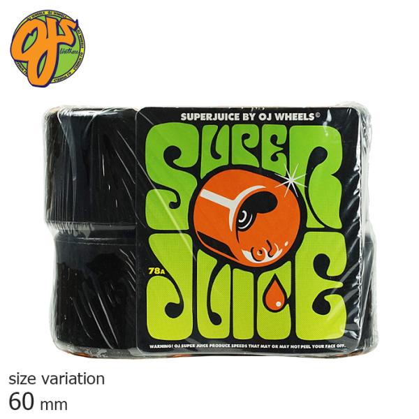 OJ SUPER JUICE 78A 60mm BLACK ウィール スーパージュース ソフトウィー...