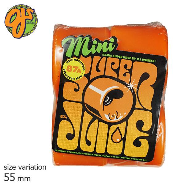 OJ SUPER JUICE MINI 87A 55mm ORG/YEL ウィール スーパージュース...