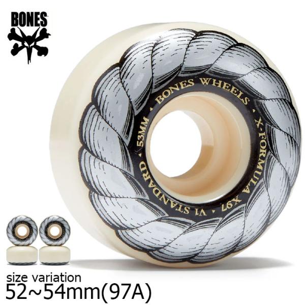 BONES ハード ウィール ボーンズ スケボー X-FORMULA STANDARD V1 52 ...