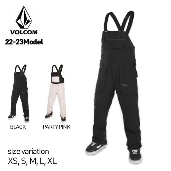 22-23 VOLCOM ROAN BIB OVERALL ヴォルコム BLACK PARTY PI...