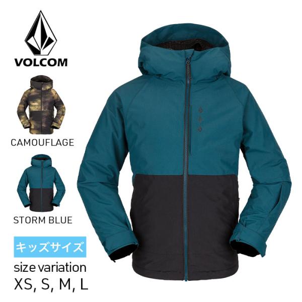 22-23 VOLCOM BRECK INS JACKET CAMOUFLAGE STORM BLU...