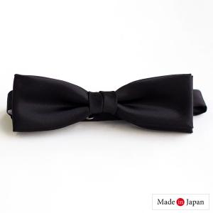蝶ネクタイ 黒（ボウタイ/ブラック）メンズ フォーマル アセテート素材 日本製