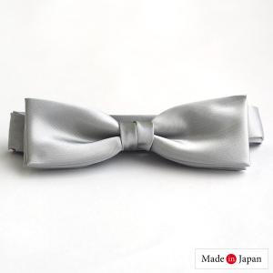 蝶ネクタイ シルバー（ボウタイ/銀色）メンズ フォーマル