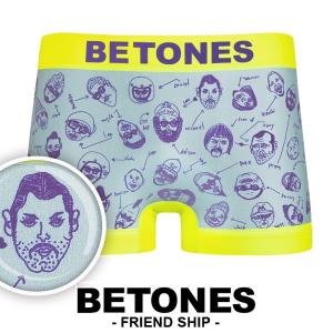 BETONES ビトーンズ ボクサーパンツ メンズ 男性 下着 おしゃれ 面白い ネタパンツ フリーサイズ S M L FRIEND SHIP 人気 売れ筋 ギフト
