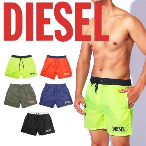 ディーゼル DIESEL サーフパンツ メンズ 水着 海パン ショートパンツ ボードショーツ 速乾 インナー付き ブランド ロゴ プレゼント ギフト｜crazyferret