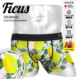 フィークス FICUS ボクサーパンツ メンズ アンダーウェア 男性 下着 ツルツル 速乾 当店限定 ブランド  メール便 父の日｜crazyferret