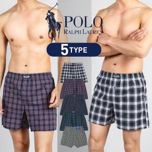 ポロ ラルフローレン トランクス POLO RALPH LAUREN メンズ アンダーウェア コットン100% 綿 前開き ブランド ロゴ 高級 ハイブランド メール便｜crazyferret