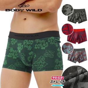 グンゼ GUNZE ボクサーパンツ メンズ アンダーウェア 男性 下着 肌着 速乾 ツルツル プレゼント ギフト BODY WILD ボディワイルド メール便｜crazyferret