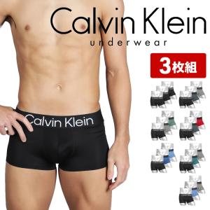カルバンクライン 下着 ボクサーパンツ 3枚 セット メンズ ローライズ 男性 紳士 MTO おしゃれ 浅め 無地 ブランド 送料無料 安い Bold Logo ハロウィン ギフト