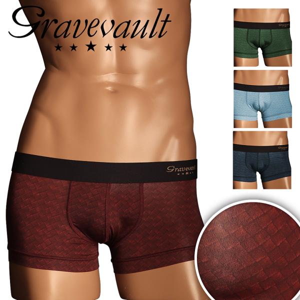 グレイブボールト ボクサーパンツ メンズ 男性 下着 紳士 新生活 Gravevault ローライズ...