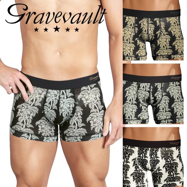 グレイブボールト ボクサーパンツ メンズ 男性 下着 新生活 2026 Gravevault アロハ...