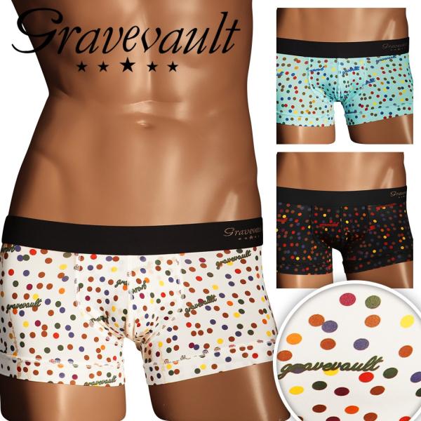 グレイブボールト ボクサーパンツ メンズ 新生活 Gravevault ローライズ 下着 紳士 ドッ...