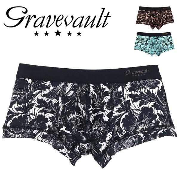 新生活 グレイブボールト Gravevault ローライズ ボクサーパンツ メンズ 男性下着 紳士 ...