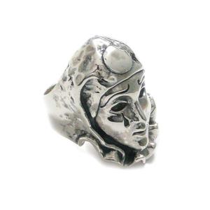 CRAZY PIG（クレイジーピッグ） 7~26号 ラージ エビル スカル リング