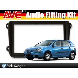AVC】2DINナビ取付キット - VW ゴルフ6 VI 2009(H21)/4〜2013(H25)/6