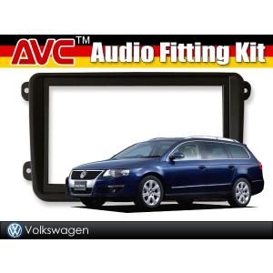 AVC】2DINナビ取付キット - VW ゴルフ6 VI 2009(H21)/4〜2013(H25)/6