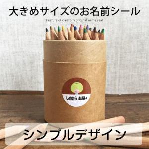 お名前シール 大きいサイズ シンプルタイプ おなまえシール ネームシール 大きい マイマーク 防水 耐水 食洗機 レンジ 入学 入園 送料無料 12003 ＠
