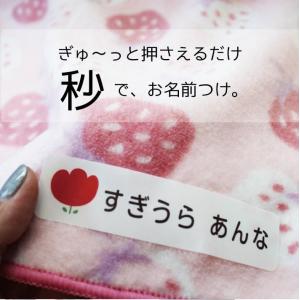 布ぴったん 布用お名前シール 簡単 お名前シー...の詳細画像2