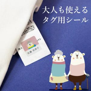 【大人も使えるタグ用シール】 お名前シール 名前シール タグ用 防水 耐水 洗濯 送料無料 布 洋服 介護 介護用品 入園 幼稚園 保育園 15002 ＠