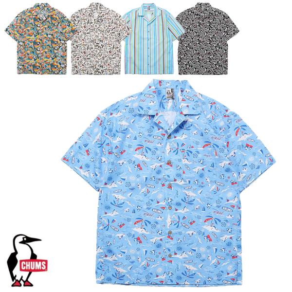 チャムス CHUMS正規品 チャムロハシャツ シャツ アロハシャツ ジャケット  開襟シャツ CH0...