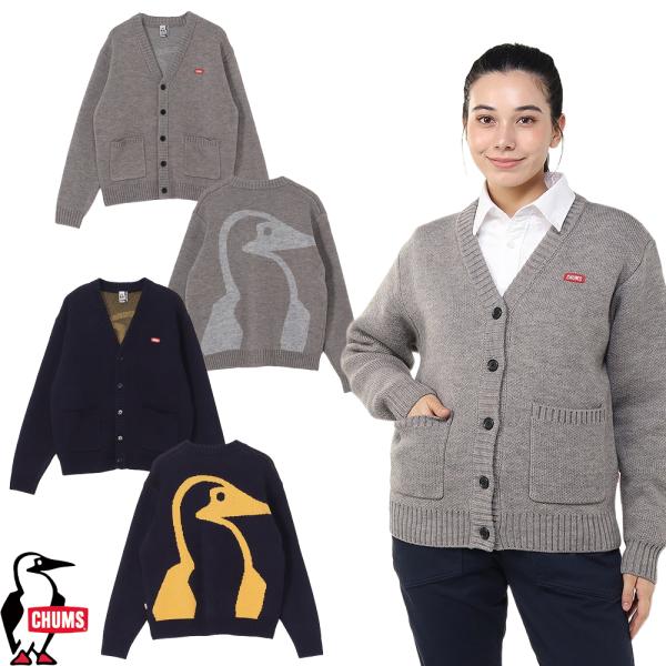 チャムス CHUMS正規品 ビッグブービーニットカーディガン(ニット｜セーター) スウェット シャツ...