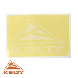 ケルティ/KELTY 正規品/ステッカー/KELTY三角 ロゴ ホワイト/2018102/シール/シート ラッピング不可