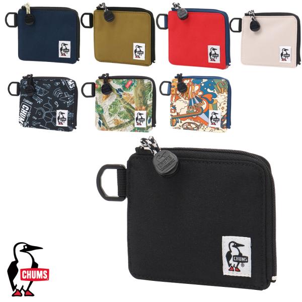 チャムス CHUMS正規品 リサイクルエルシェイプトジップウォレット 財布 ウォレット コンパクトウ...
