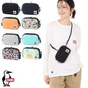チャムス CHUMS正規品 ホルターネックミニバッグスウェットナイロン ショルダーバッグ ポーチ ミニショルダー 4way CH60-3878/国内正規品