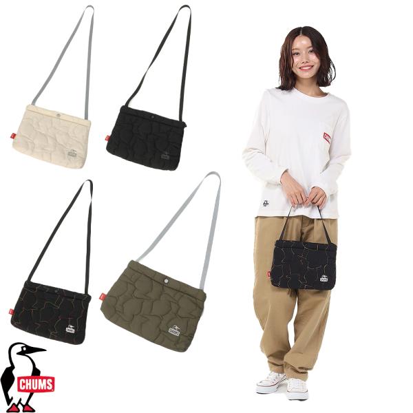 チャムス CHUMS正規品 ブービーステッチサコッシュ サコッシュ バック 小物 キルティング メン...