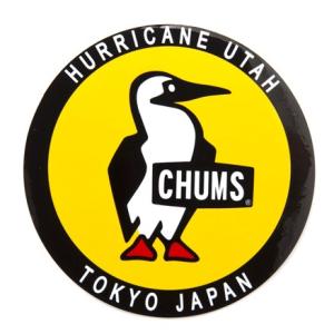チャムス CHUMS/ステッカー/ラウンド/ブービーバード/シール/ラッピング不可/ch62-0156