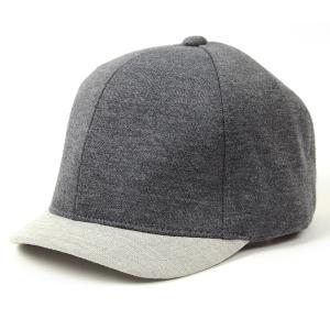 【公式】BIGWATCH 大きいサイズ 帽子  メンズ アンパイアキャップ   ビッグワッチ正規品 グレー キャップ/ UVケア つば 短い｜creak-net