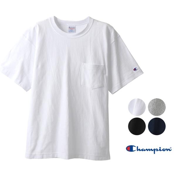 チャンピオン リバースウィーブ ポケットTシャツ メンズ 厚手 9.4oz Champion C3-...
