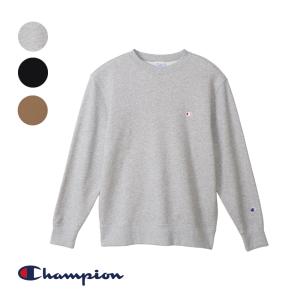 新作 チャンピオン Champion Mens スウェットシャツ 秋冬 コットン  クルーネック ロゴ刺繍 C3-Y035｜creak-net