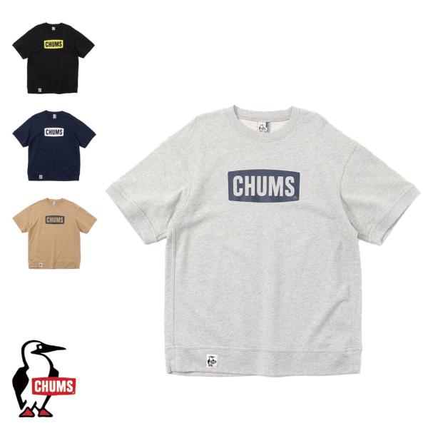 チャムス CHUMS正規品 ショートスリーブチャムスロゴクルートップCH00-1329 Tシャツ ロ...