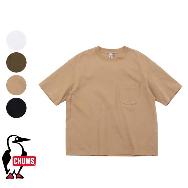 チャムス ヘビー ウエイト ポケット Tシャツ CHUMS正規品 Tシャツ メンズ 厚手 半袖 クル...