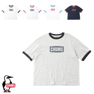 チャムス CHUMS正規品 オーバーサイズドリンガーチャムスロゴTシャツ トップス Tシャツ アメカジ ロゴ シャツ ウェア CH01-2179｜creak-net