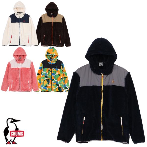 チャムス CHUMS 正規品 エルモフリースフルジップパーカー フリースジャケット エルモフリース ...
