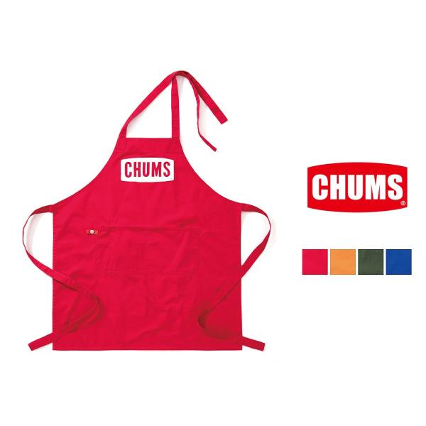チャムス CHUMS ボートロゴエプロン DIY ガーデニング キッチン キャンプ アウトドア メン...