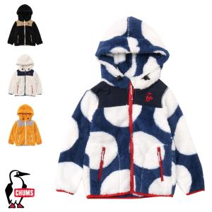 チャムス CHUMS正規品 キッズ エルモ フリース フルジップ パーカー キッズ フリース 子供服 男の子 女の子 もこもこ Elmo Fleece CH24-1034｜creak-net
