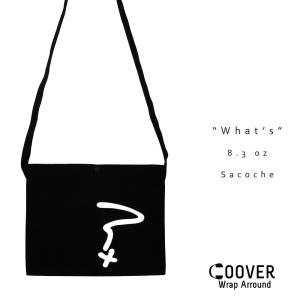 【公式】COOVER (クーバー) 【送料無料】 8.3oz キャンパス サコッシュ/サコシュ ショルダーバッグ CVB-003 ブラック キャンパス 通勤/通学｜creak-net