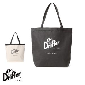 ドリフター Drifter CANVAS HANDLE TOTE キャンバスハンドルトート トートバッグ バッグ 12L ロゴ コットン オープンポケット 通学 買い物 DFV3605｜creak-net