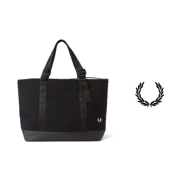 フレッドペリー FREDPERRY ピケ トートバッグ カノコニット バッグ F9542/通勤/通学