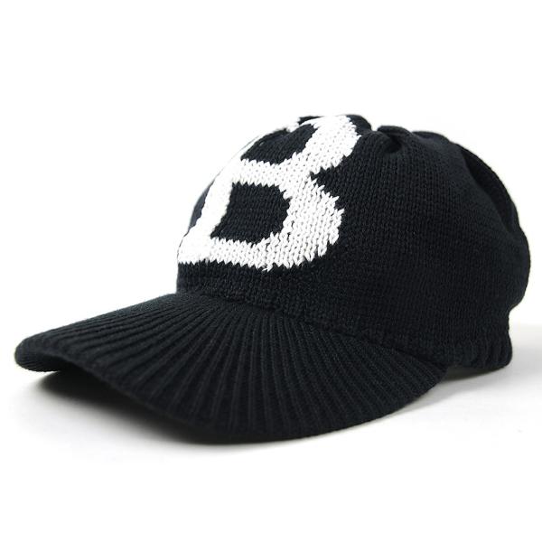 【公式】BIGWATCH 大きいサイズ 帽子 メンズ ニット バイザー ニットキャップ ロゴ  ビッ...